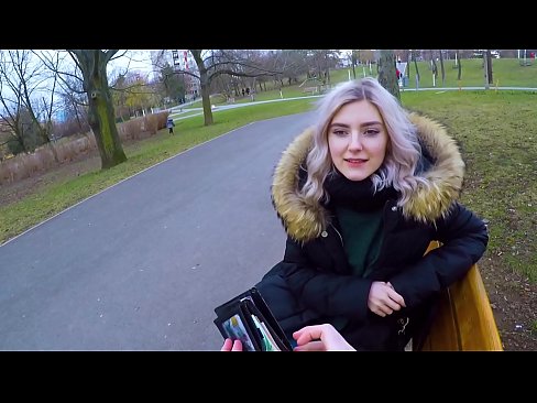 ❤️ Nielaisee tuntemattoman kuumaa spermaa rahasta - suihinotto puistossa Eva Elfieltä ❤️❌ Just porn at us ❤